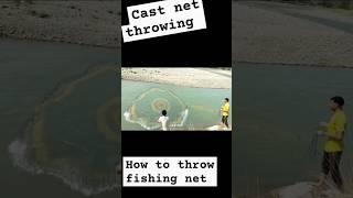 how to throw fishing net  net fishing #shorts #fishing