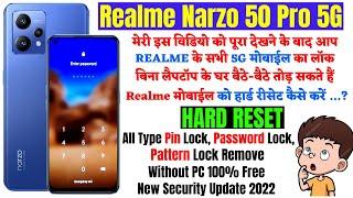 Realme Narzo 50 Pro 5g Hard Reset  Recovery Mode  All Type Password Pattern Lock Remove