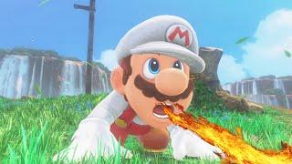 Super Mario Odyssey with FIRE BREATHING FULL GAME PLAYTHROUGH