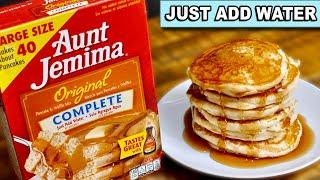 How To Make Aunt Jemima Pancakes - Just Add Water