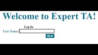 Expert TA Login Registration @ Access Theexpertta.com