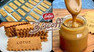 Homemade Lotus Biscoff Cookies & Spread Recipe  No Egg No Maida