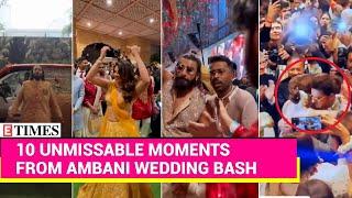 UNSEEN Ambani Wedding Shenanigans Safa Ceremony Priyanka Slays & Ranveer BREAKS the Dance Floor