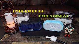 New Altec Lansing HydraJolt 2.0 & HydraMini 2.0  Now Magnetized  Portable Bluetooth Speakers