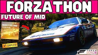 Forza horizon 5-How to complete Weekly Forzathon FTURE OF MID - Playlist rewards & Forzathon shop