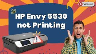 HP Envy 5530 not Printing Fixed  Printer Tales