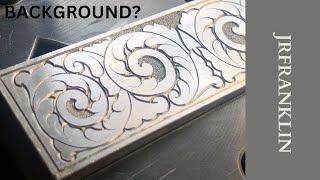 Hand Engraving Lesson  Detailed Stippled Background Tutorial