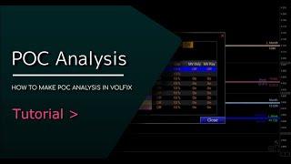 How to make POC analysis in Volfix
