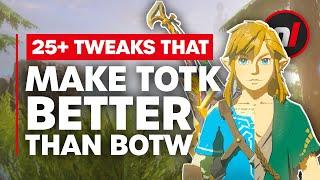 25+ Tweaks That Make Zelda Tears of the Kingdom BETTER Than Breath of the Wild