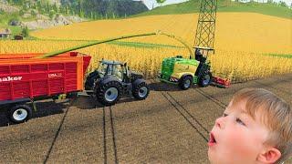 Farming simulator 19  We try online and ruin a farm  Tractor game