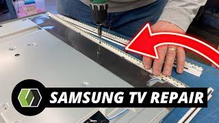 Samsung 46 LED TV Not Working - How to Fix Black Screen - No Backlights - UN46E - HG46A - HG46E