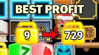 Best Profit Method To Profit in Growtopia INSANE PROFIT  Growtopia Profit  Growtopia