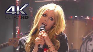 Remastered 4K Avril Lavigne - What The Hell & Smile Live on Americas Got Talent 2011