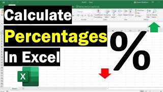 Calculate Percentages In Excel % Change  % Of Total