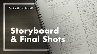 Storyboard your animations Final Shot vs Storyboard stop motion side by side