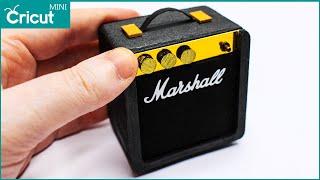 Create Miniature Marshall Guitar Amp with your Cricut  Mini Amplifier Speaker  Dollhouse Tutorial