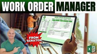 From Start to Finish Excel Work Order Tutorial + Free Download