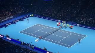 Tsitsipas vs Federer - ATP Finals 2019. Last game of the match