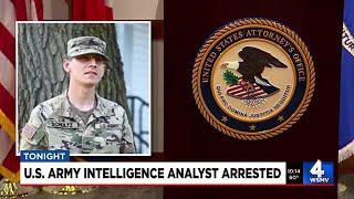 US Army intelligence analyst arrested