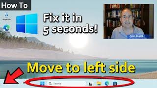 How to Move Windows 11 Start Menu to Left Side Taskbar icons too