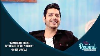 Goher Mumtaz Talks About His Love Life And Fight With Atif Aslam  Rewind With Samina Peerzada