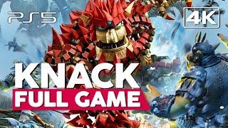 Knack 1  Full Gameplay Walkthrough PS5 4K60FPS No Commentary