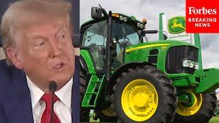 I’m Just Notifying John Deere... Trump Threatens 200% Tariff If Company Moves Production Abroad