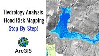 How to Perform Hydrology Analysis and Flood Risk Mapping in ArcGIS? A Complete Tutorial.