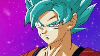 Goku turns super saiyan blue against Toppo English Dub