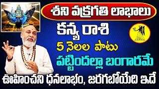 శని వక్రగతి లాభాలు  Kanya Rasi Phalalu 2024 Telugu  Kanya Rasi Phalalu July 2024  Virgo Horoscope