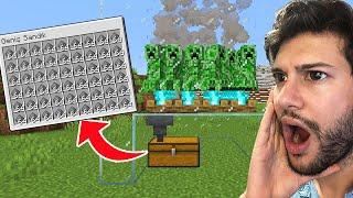 MİNECRAFTta OTO CREEPER FARM YAPTIM Sonsuz barut - Bölüm 9