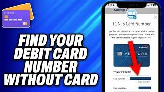 How To Find Your Debit Card Number Without Card 2024 - Easy Fix