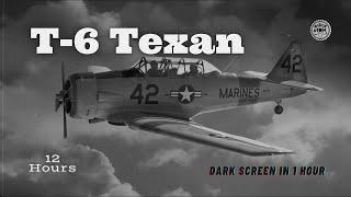 Fall Asleep Fast Soothing T-6 Texan Plane in Steady Flight ⨀ Deep Sleep Sounds 