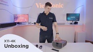 ViewSonic X11-4K Smart LED Projector  Official Unboxing