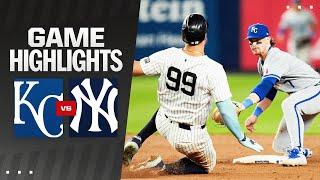 Royals vs. Yankees Game Highlights 9924  MLB Highlights