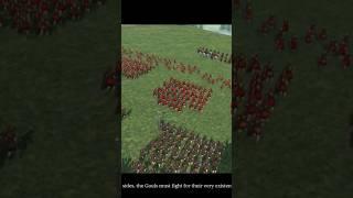 When the Romans ambush the Gauls in Rome Total War