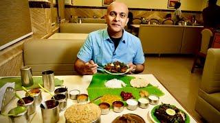 Tasting BHEEMAS Most Popular ANDHRA VEG MEALS  MUTTON BIRYANI  Chilli Chicken  KITCHEN TOUR