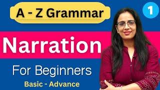 Narration for beginners - 1  Direct & Indirect   for SSC CDS NDA Cuet TGT Pgt  by Rani Maam