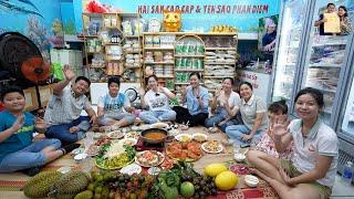 Tạm biệt Gia đình A Hải Sapa TV ăn đại tiệc Hải sản toàn món ngon tự nấu ở cửa hàng Phan Diễm
