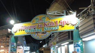 Walking Street - Koh Lipe  Thailand - 4K Walk