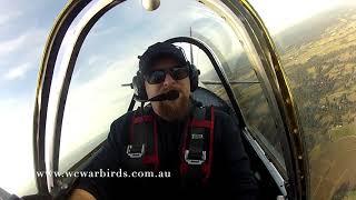 Yak-52 Formation Takeoff - Aerobatics Combat Formation over The Hunter Valley. Pilot Jamie Riddell