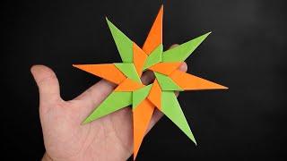 Origami 8-Pointed Ninja Star  Shuriken - How to fold