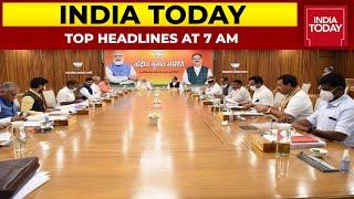 Top Headlines At 7 AM  BJP National Executive Meet Ahead Of Crucial Polls  November 062021