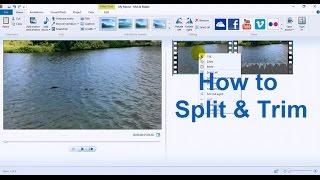 Windows Movie Maker Tutorial for Beginners -  Movie Maker Windows 10 Split Trim & Edit Tips 2016