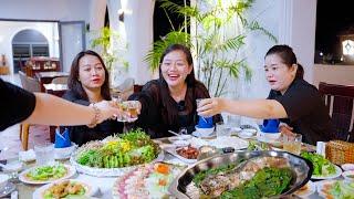 Viếng Chùa Châu Đốc - Ăn Tung Lò Mò Rau dúi um cá lóc Cá linh kho lạt ngon lạ kỳ  ÁNH KUA