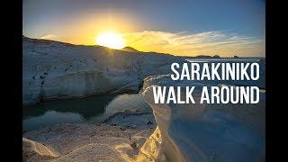 Sarakiniko Walk Around Milos Island Greece