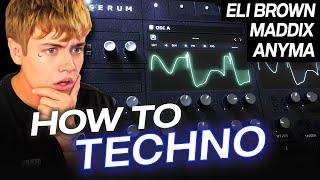 HOW TO TECHNO Anyma Eli Brown Maddix