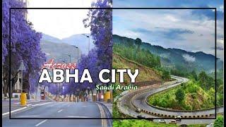 Across Abha City Kingdom of Saudi Arabia