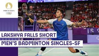 India’s Lakshya Sen loses Men’s Badminton Singles Semi-Final  Paris 2024 Highlights