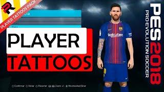 PES 2018  PLAYER TATTOOS PACK